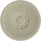 Ekena Millwork Nexus Ceiling Medallion (Fits Canopies up to 2 3/4"), Hand-Painted Clear Yellow, 30"OD x 1 1/4"P CM30NECYF - alternate 1
